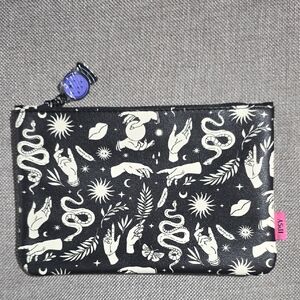 Ipsy Black and Cream Mystical Pouch